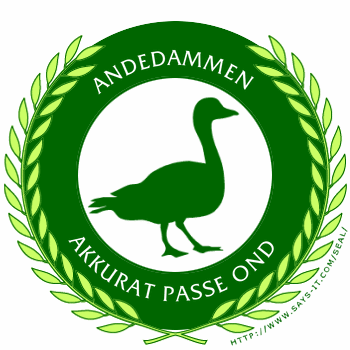 Andedammen official seal