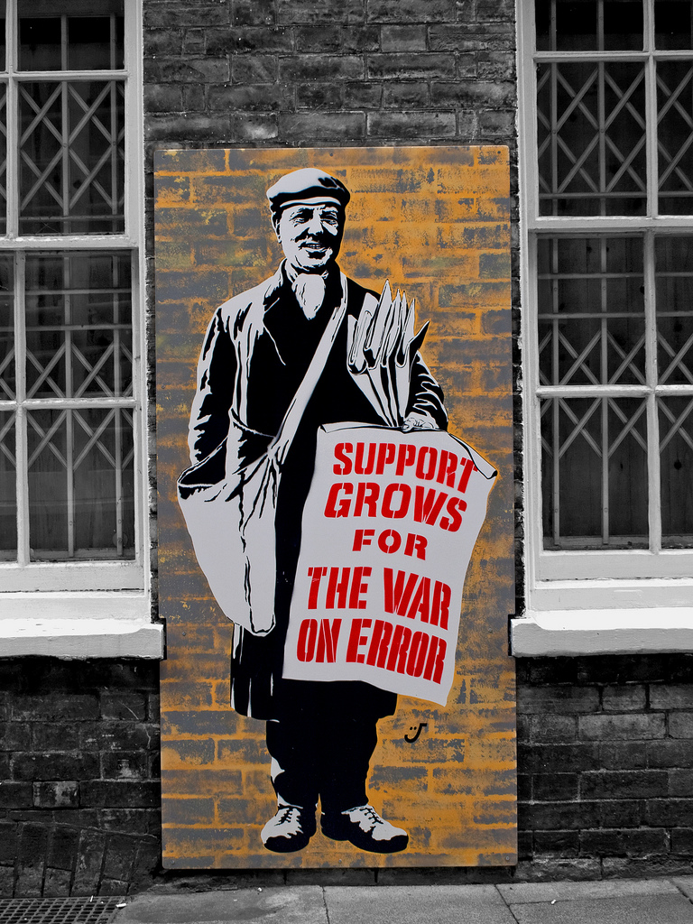 Grafitti: Support grows for the war on error